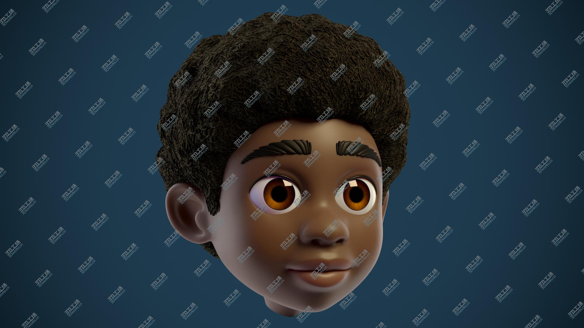 images/goods_img/202105072/Boy Cartoon Head 3D model/1.jpg